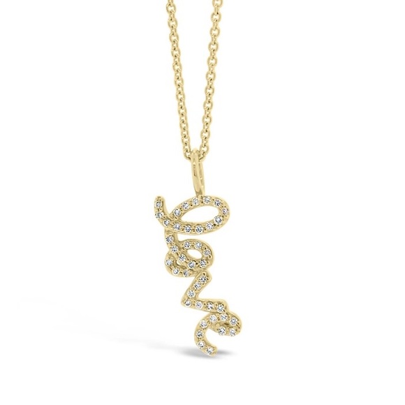 sydney Evan Jewelry - Sydney Evans charm necklace 14 k genuine diamond love necklace